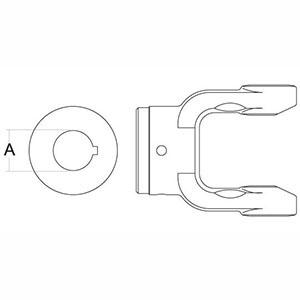 plain bore yoke 30.2X92