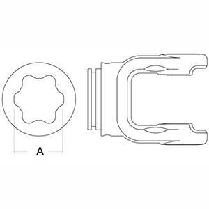 star yoke 36X89 outer